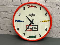 Champion Plastic Circular Wall Clock