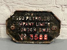 Esso Petroleum Company Limited London SW1, No 3588 and Darlington Plate (2)