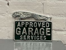 Jaguar Approved Garage Service Aluminium Sign
