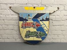 B.A.R.C Brooklands Enamel Emblem Sign
