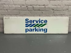 Austin Rover Metal Original Service Parking Sign