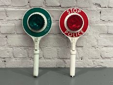 Pair of Police Hand Siginal Traffic Lights&nbsp;