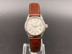 TUDOR, Princess Oysterdate, stainless steel, centre seconds, calendar wristwatch 7600/0, 757462,