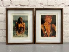 PIRELLI, 2 calendar framed&nbsp;prints, 1974 Hans Feurer