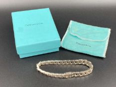 TIFFANY & Co, Italian silver curb link bracelet,