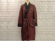 NEW & LINGWOOD, A Gentleman's Quilted Silk Dressing Gown,&nbsp;