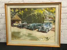 Frank Wootton, (1914-1998), 'The Vintage Years', watercolour