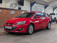 2013 VAUXHALL ASTRA ELITE CDTI S/S