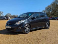 2014 VAUXHALL CORSA BLACK EDITION