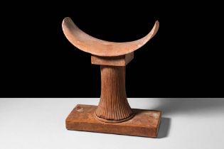 EGYPTIAN WOODEN HEADREST