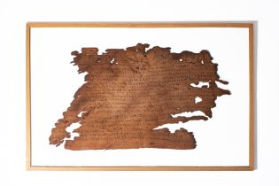 RARE EGYPTIAN MUMMY BANDAGE OF DJEDHOR - BOOK OF THE DEAD