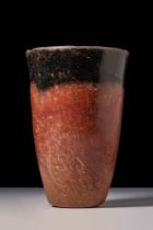 EGYPTIAN NAQADA BLACK-TOPPED VESSEL