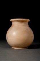 EGYPTIAN ALABASTER JAR
