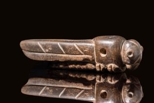 EGYPTIAN STONE AMULET OF LOCUST