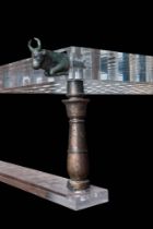 RARE ROMANO-EGYPTIAN BED WITH BRONZE FITTINGS