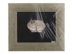 ZADOK ARTS JUDAICA STERLING SILVER FRAMED ARTWORK