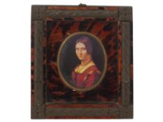 MINIATURE PORTRAIT PRINT AFTER LEONARDO DA VINCI