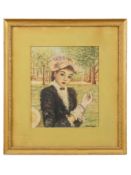 CHERRY JEFFE HULDAH AMERICAN OFFSET LITHOGRAPH PRINT