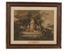 BRITISH SCENE COLOR PRINT AFTER GEORGE KEATING