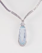 Aquamarin Collier