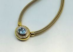 Brillant Topas Collier