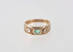 Smaragd Brillant Ring