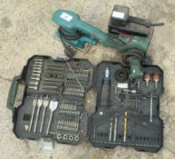 VARIOUS POWER TOOLS TO INCLUDE SANDER, DRILL, DRILL BITS ETC NO VAT