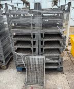 60 PLASTIC PLANT TRAYS + VAT