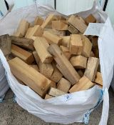 A TOTE BAG OF OFF CUT FIREWOOD NO VAT