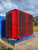 UNUSED DIESEL RADIATOR CO. MODEL DSII-19-01-090 HEAT EXCHANGER/ OIL COOLER, ( 2 ) 50 HP MOTORS,