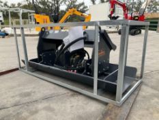UNUSED 2025 72IN VIBRATORY PLATE COMPACTOR MODEL VPC-11-72W FOR UNIVERSAL SKID STEER