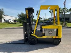 HYSTER FORKLIFT MODEL E60Z-33, ELECTRIC, APPROX MAX CAPACITY 4550LBS,