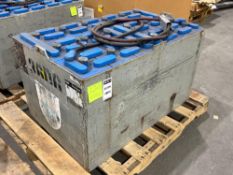 ( 1 ) ENERSYSFORKLIFT BATTERY; APPROXIMATELY 2370 LBS, APPROXIMATE DIMENSIONS 39 IN L X 25 IN W X