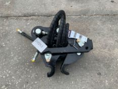 ( 1 ) UNUSED 2025 VICSEC HYDRAULIC QUICK COUPLER ATTACHMENT FOR EXCAVATOR, FITS 1-2TON EXCAVATOR