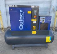 2021 Quincy QGS 15-HP 120-Gallon Rotary Screw Air Compressor w/ Dryer (208-230/460V 3-Phase) MODEL