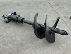 ( 1 ) UNUSED 2025 AUGER ATTACHMENT FOR EXCAVATOR, APPROX 16in DIA