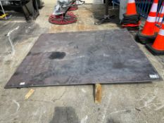 UNUSED STEEL PLATE