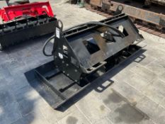 ( 1 ) UNUSED 2025 GIYI PLATE COMPACTOR ATTACHMENT MODEL PC71 FOR SKID STEER, APPROX WORKING P