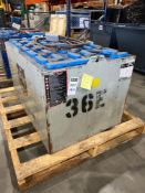 ( 1 ) ENERSYS IRONCLAD DESERT HOG FORKLIFT BATTERY; APPROXIMATELY 2350 LBS, APPROXIMATE DIMENSIONS