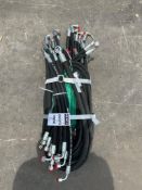 ( 1 ) BUNDLE OF UNUSED 2025 HYDRAULIC HOSES FOR EXCAVATOR, FITS 1-3TON EXCAVATOR