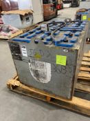 ( 1 ) ENERSYS IRONCLAD WORK HOG FORKLIFT BATTERY; APPROXIMATELY 2335 LBS, APPROXIMATE DIMENSIONS