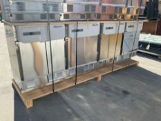 ( 4 ) FOLLETT UNDERCOUNTER REFRIGERATORS MODEL REF5P-0R-00-00 , PHASE 1, 115V, DESIGN PRESSURE HIGH