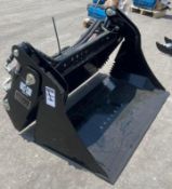 UNUSED 2025 GIYI 4-IN-1 BUCKET ATTACHMENT MODEL GY-XKH39F FOR MINI SKID STEER, APPROX 39in