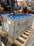 ( 1 ) ENERSYS IRONCLAD WORK HOG FORKLIFT BATTERY; APPROXIMATELY 2375 LBS, APPROXIMATE DIMENSIONS 39