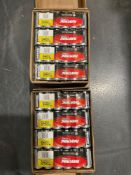 ( 4 ) BOXES OF UNUSED RAYOVAC ALKALINE INDUSTRIAL AL-C BATTERIES, APPROX 72 BATTERIES IN EACH BOX,