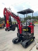 UNUSED 2025 VICSEC MINI EXCAVATOR MODEL 15J, GAS POWERED, RUBBER TRACKS, BUCKET WITH TEETH