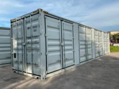 2025 40FT STORAGE CONTAINER, APPROX 102in TALL x 96in WIDE x 40FT DEEP