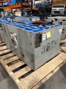 ( 1 ) FORKLIFT BATTERY; APPROXIMATELY 2350 LBS, APPROXIMATE DIMENSIONS 39 IN L X 25 IN W X 23 H