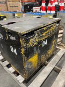 ( 1 ) FORKLIFT BATTERY; APPROXIMATE DIMENSIONS 31 IN L X 13 IN W X 24 H