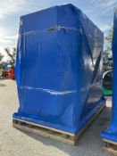 UNUSED DIESEL RADIATOR CO. MODEL DSII-19-01-090 HEAT EXCHANGER/ OIL COOLER, ( 2 ) 50 HP MOTORS,
